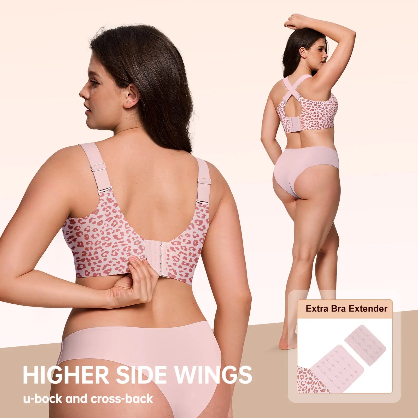 OEAK Women Jelly Bras Wirefree Full Coverage No Underwire Everyday Bras Comfortable Wireless Padded Tshirt Bra